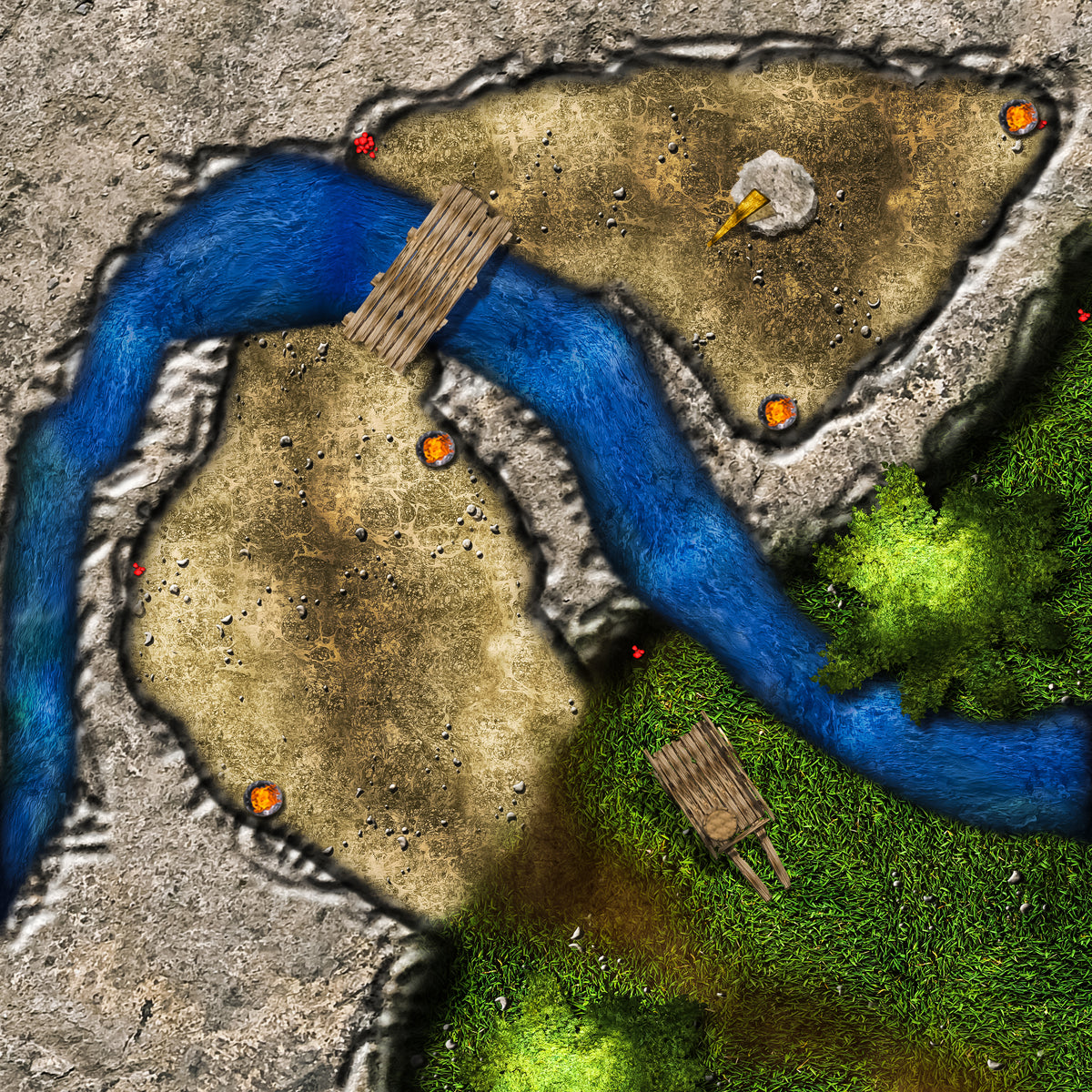 456 Hand-Drawn Battle Maps Forests • Dungeons • Cities • Caverns • Castles