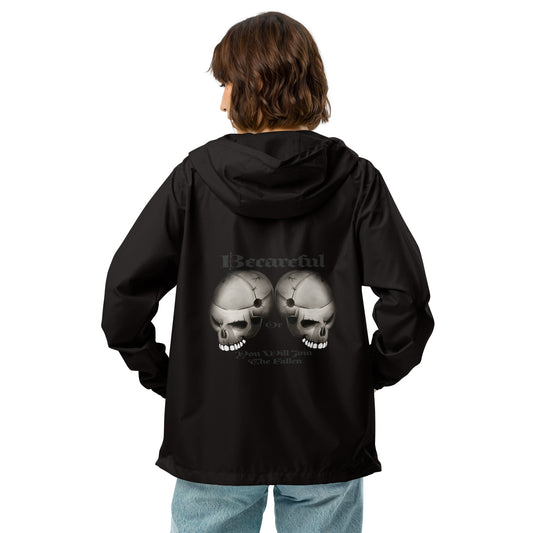 The Fallen Unisex lightweight zip up windbreaker