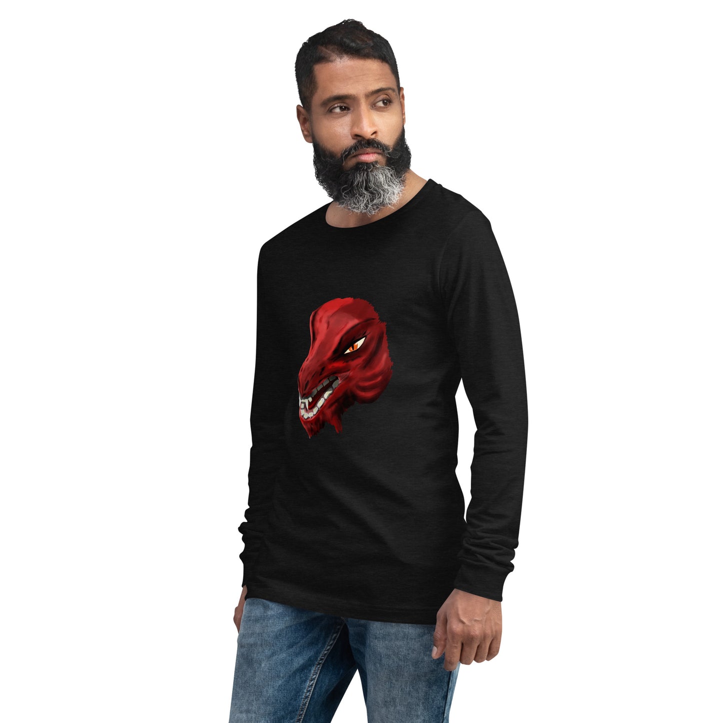 Demon Kobold Head Unisex Long Sleeve Tee