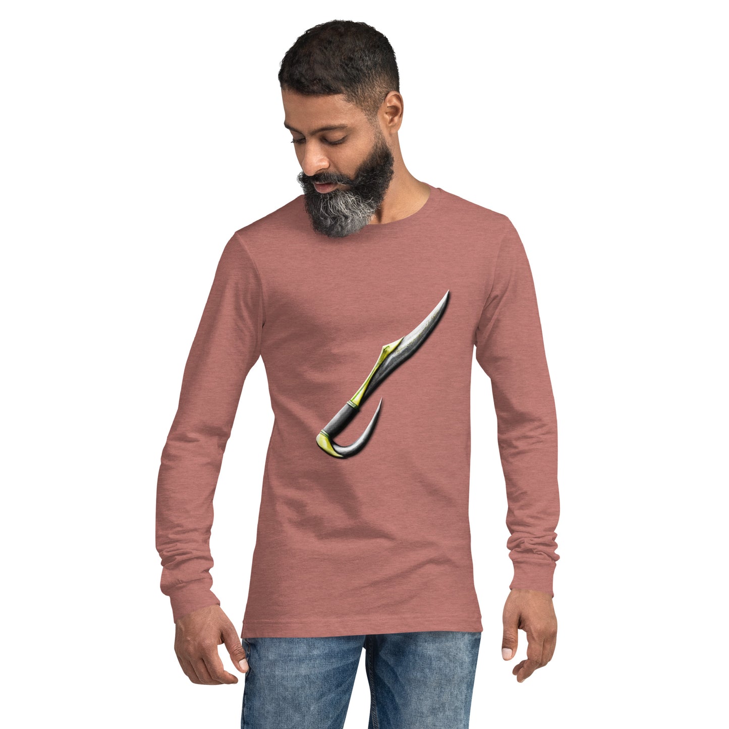 Golden Elven Shortsword Unisex Long Sleeve Tee
