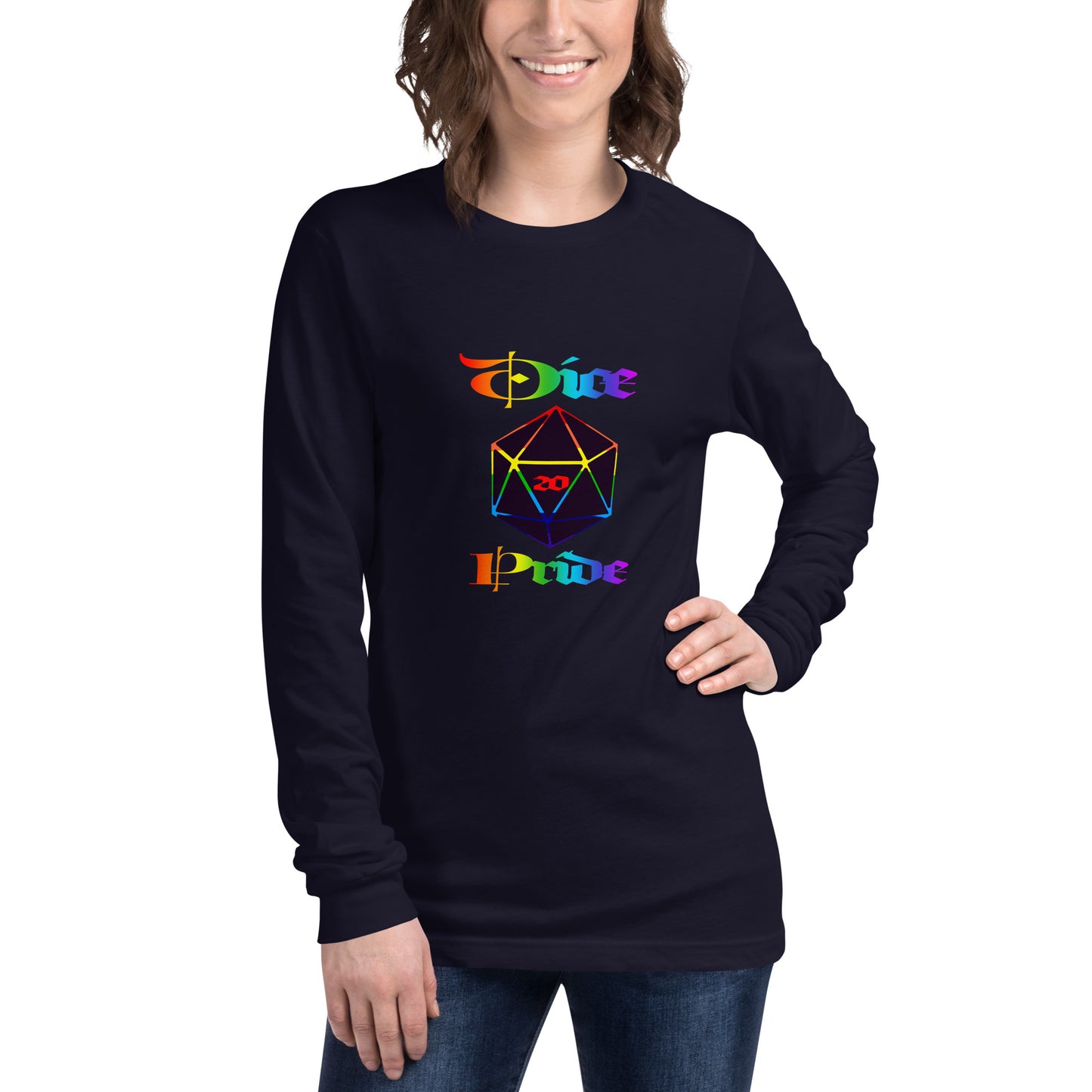 Dice Pride Unisex Long Sleeve Tee