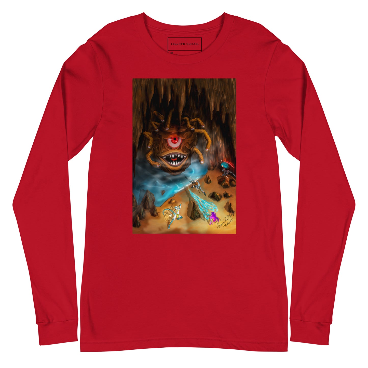 Beholder Party Fight Unisex Long Sleeve Tee
